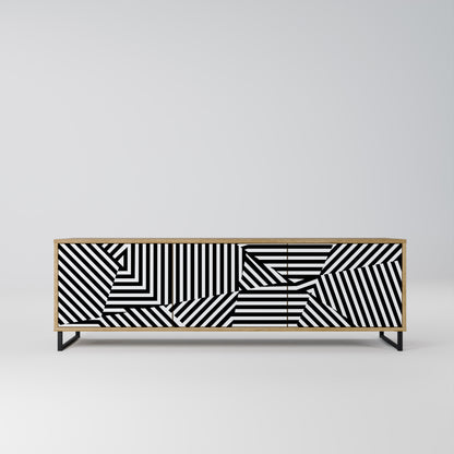 Mobile TV ILLUSIONARY LATTICE a 3 ante in effetto rovere