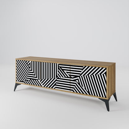 Mobile TV ILLUSIONARY LATTICE a 3 ante in effetto rovere