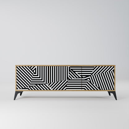 Mobile TV ILLUSIONARY LATTICE a 3 ante in effetto rovere