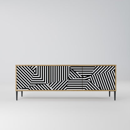Mobile TV ILLUSIONARY LATTICE a 3 ante in effetto rovere
