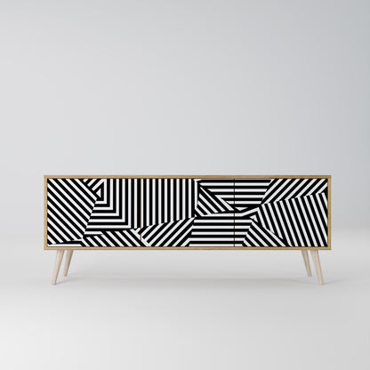 Mobile TV ILLUSIONARY LATTICE a 3 ante in effetto rovere
