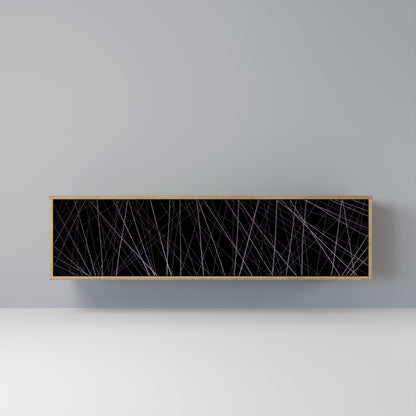 Mobile TV SHIMMER SPIDERGRAM a 3 ante in effetto rovere