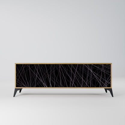 Mobile TV SHIMMER SPIDERGRAM a 3 ante in effetto rovere