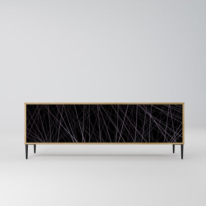 Mobile TV SHIMMER SPIDERGRAM a 3 ante in effetto rovere