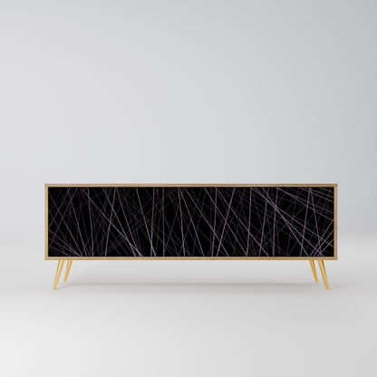 Mobile TV SHIMMER SPIDERGRAM a 3 ante in effetto rovere
