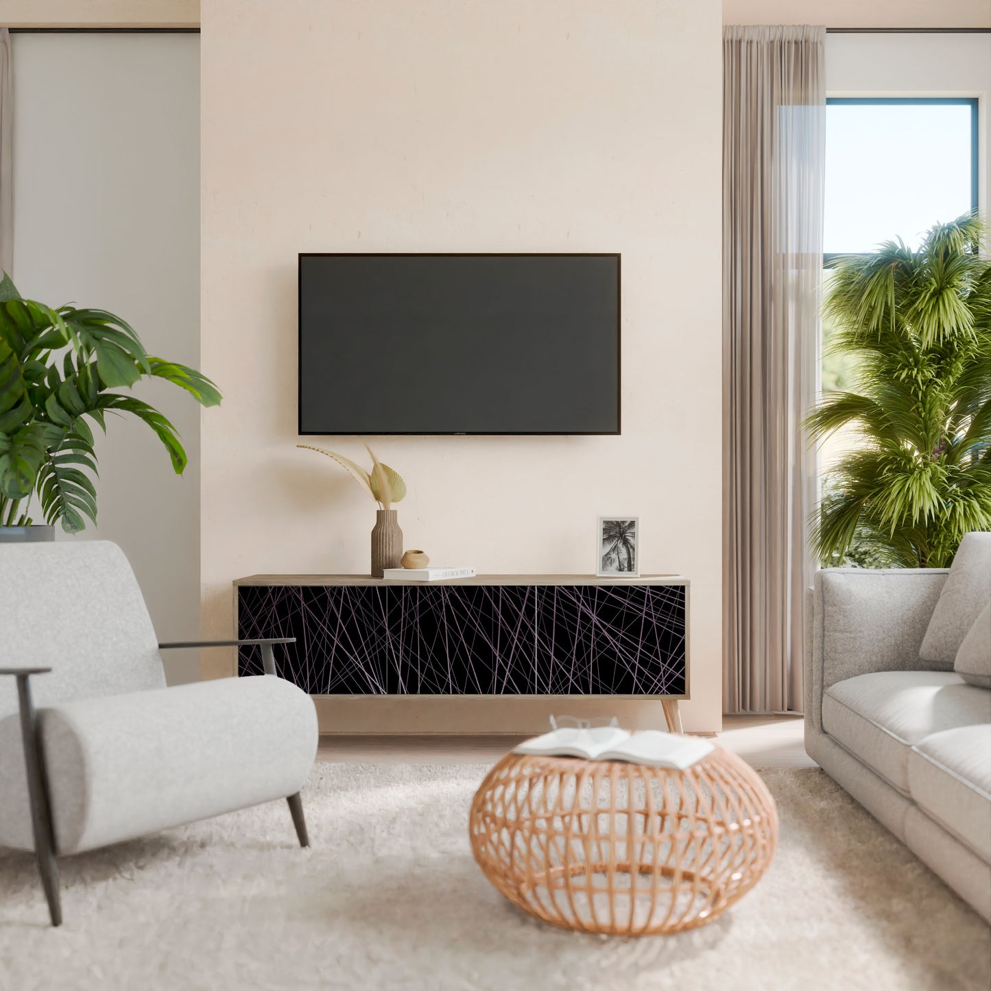 SHIMMER SPIDERGRAM Mobile TV a 3 Ante in Effetto Rovere