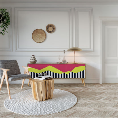 PIANO FANTASY Mobile TV a 3 Ante in Effetto Rovere