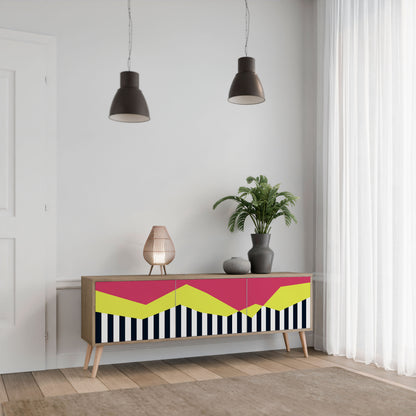 PIANO FANTASY Mobile TV a 3 Ante in Effetto Rovere