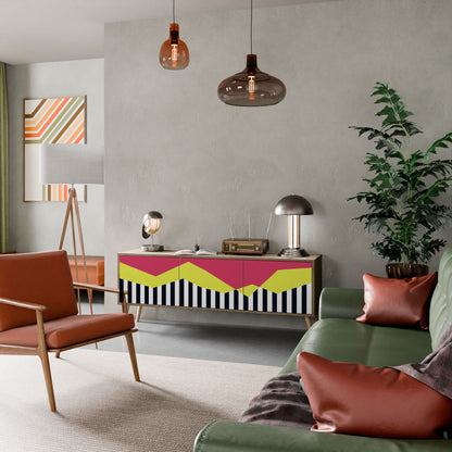 PIANO FANTASY Mobile TV a 3 Ante in Effetto Rovere