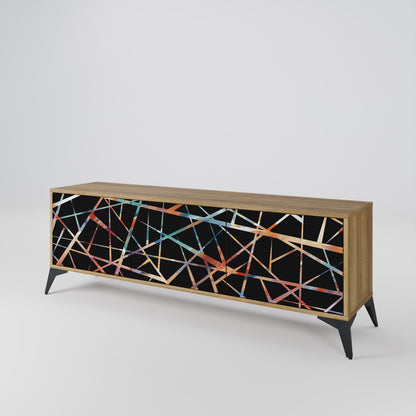 Mobile TV POLYGON VERVE a 3 ante in effetto rovere
