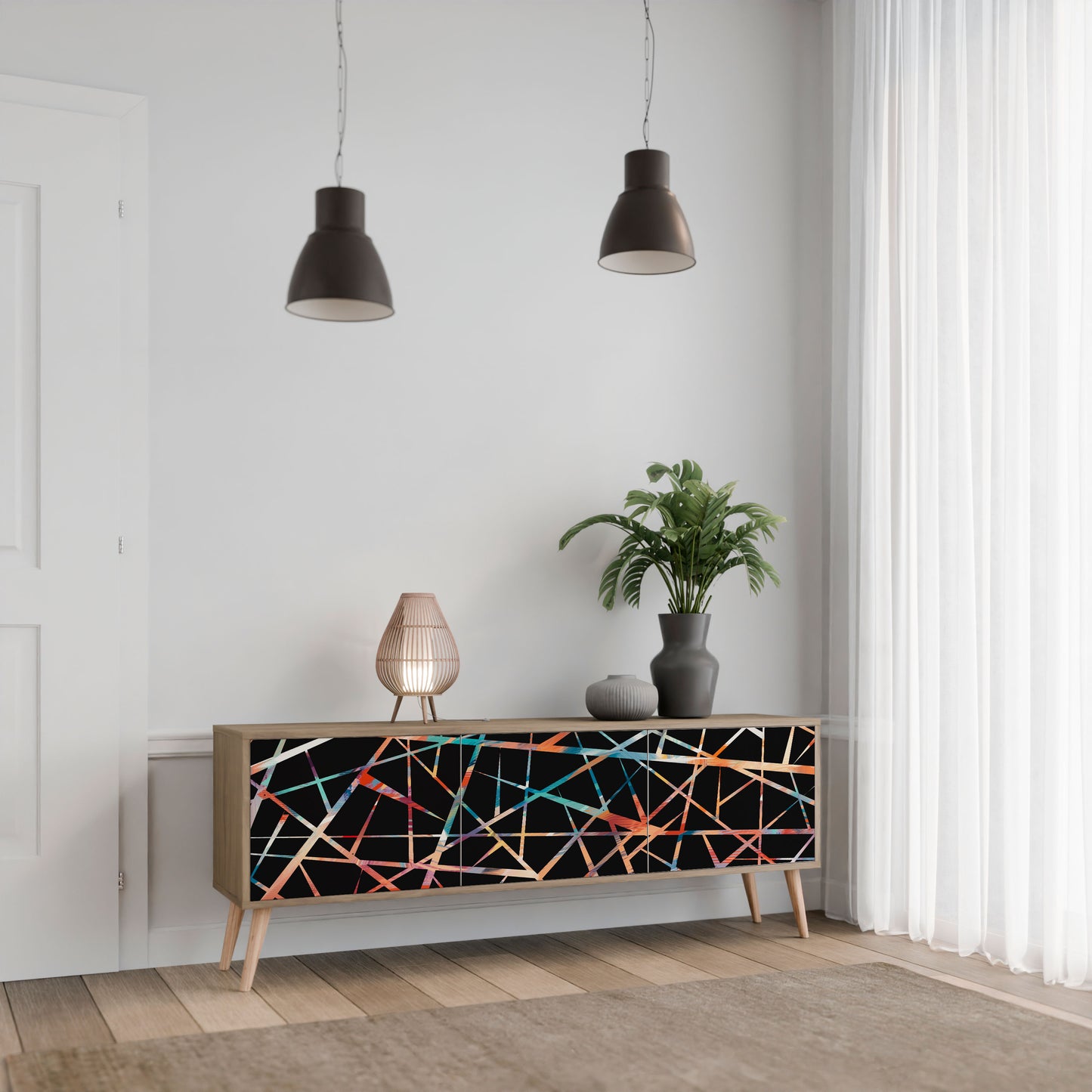 POLYGON VERVE Mobile TV a 3 Ante in Effetto Rovere