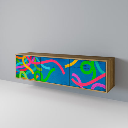Mobile TV STREAMER TANGLE a 3 ante in effetto rovere