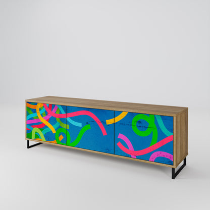 Mobile TV STREAMER TANGLE a 3 ante in effetto rovere
