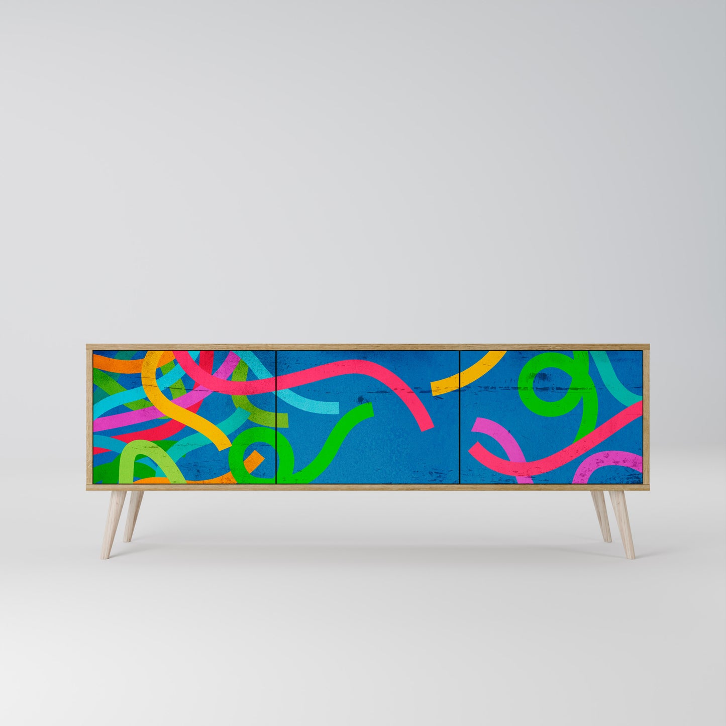 STREAMER TANGLE Mobile TV a 3 Ante in Effetto Rovere