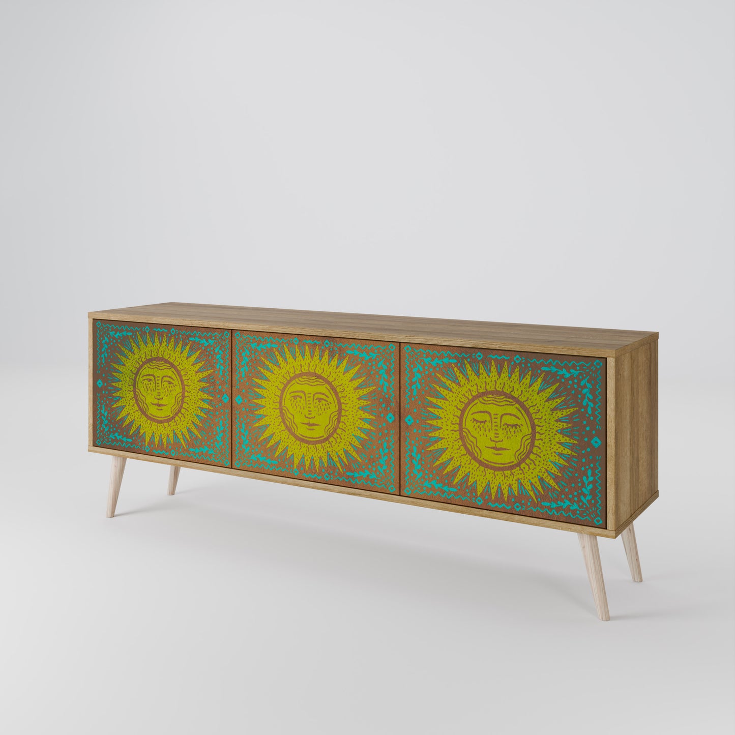 SUNSHINE EULOGY Mobile TV a 3 Ante in Effetto Rovere