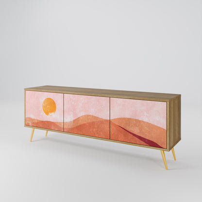 Mobile TV LUMINOUS SUNLIGHT a 3 ante in effetto rovere