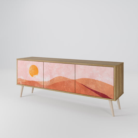 Mobile TV LUMINOUS SUNLIGHT a 3 ante in effetto rovere