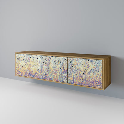 Mobile TV MOSAIC OF COLORS a 3 ante effetto rovere