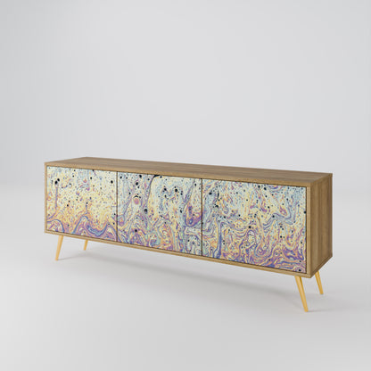 Mobile TV MOSAIC OF COLORS a 3 ante effetto rovere