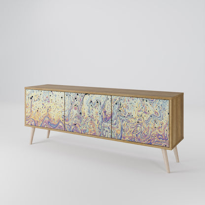 Mobile TV MOSAIC OF COLORS a 3 ante effetto rovere