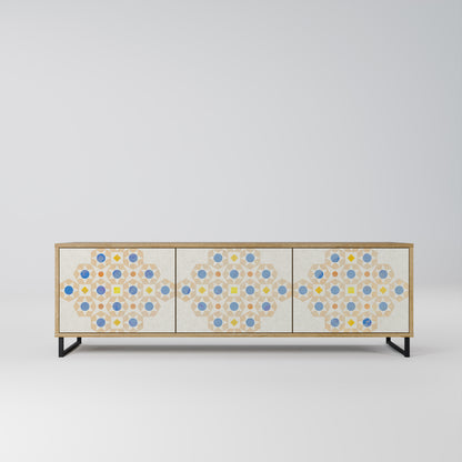 Mobile TV a 3 ante PATTERNED PRISM in effetto rovere