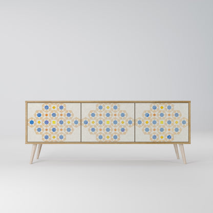Mobile TV a 3 ante PATTERNED PRISM in effetto rovere