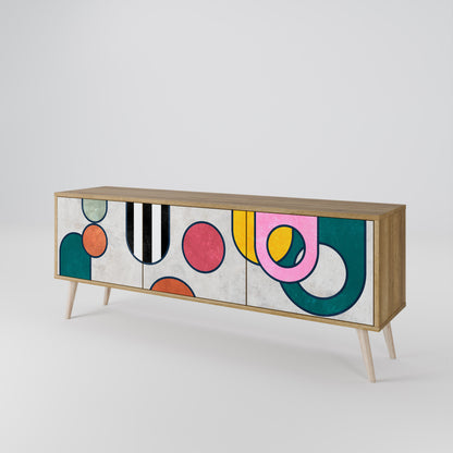 Mobile TV COOL STORY a 3 ante effetto rovere