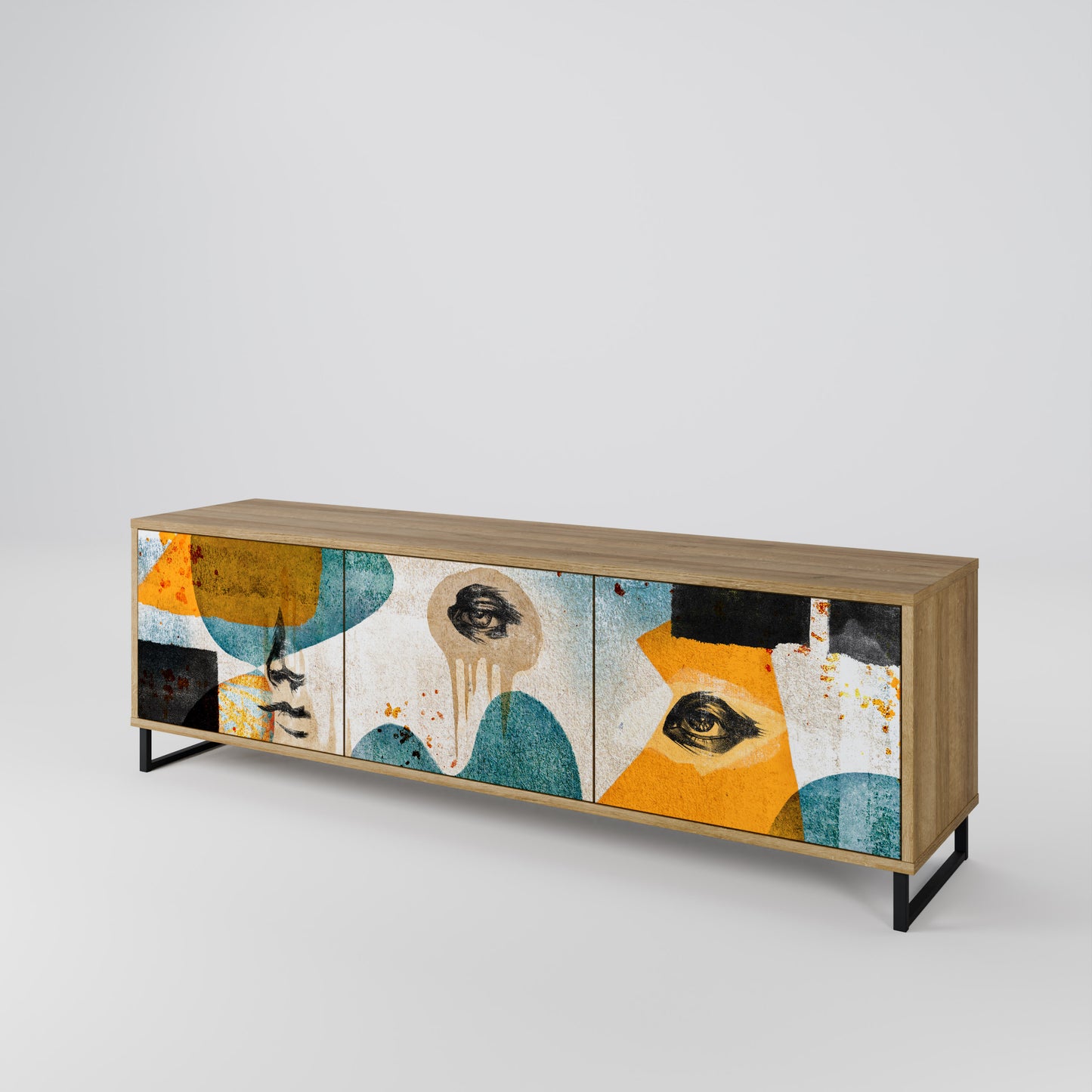 ABSTRACT FACES Mobile TV a 3 ante in effetto rovere