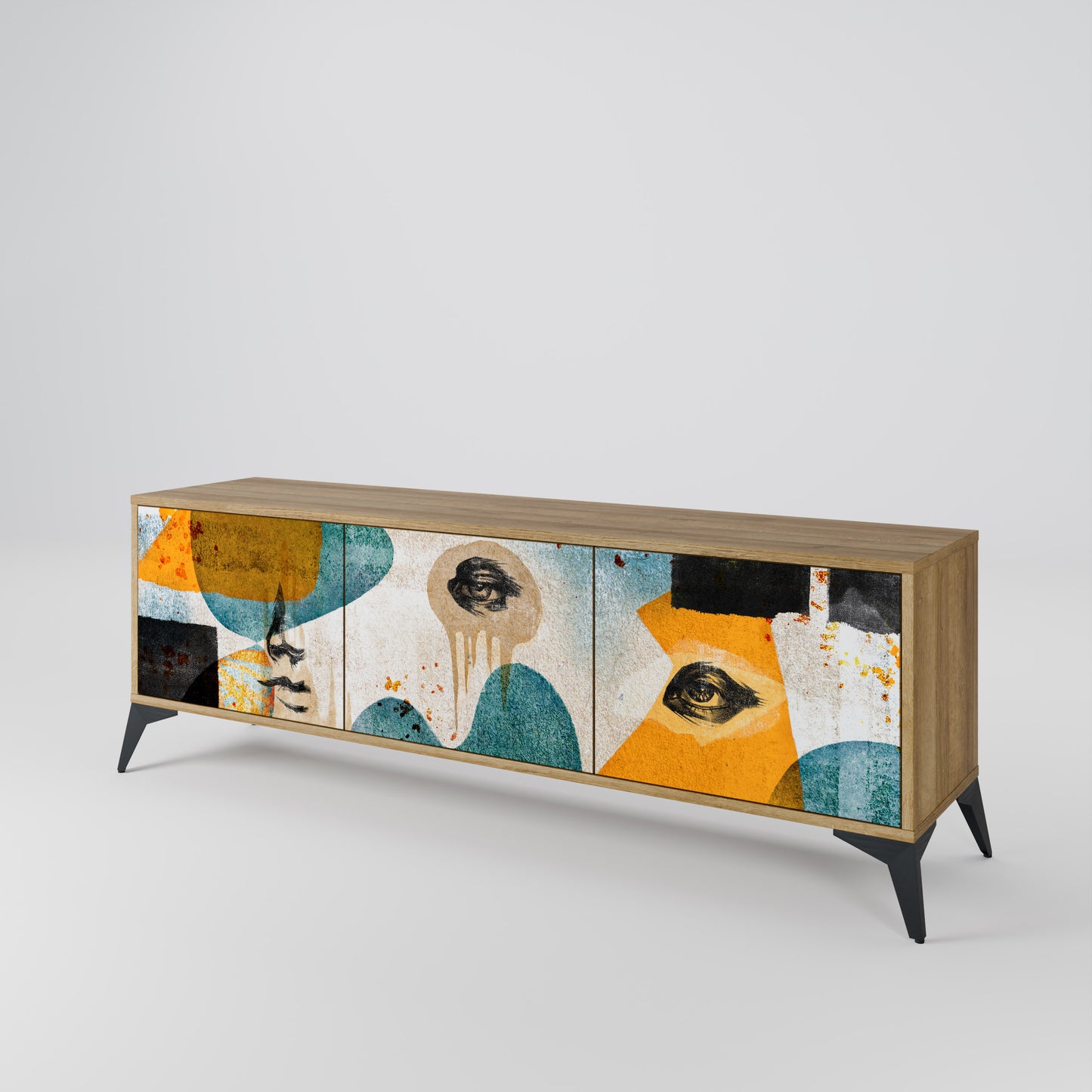 ABSTRACT FACES Mobile TV a 3 ante in effetto rovere