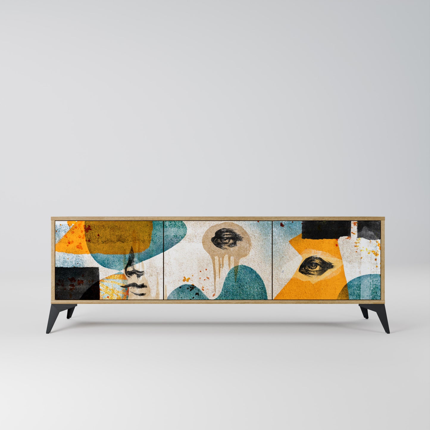 ABSTRACT FACES Mobile TV a 3 ante in effetto rovere