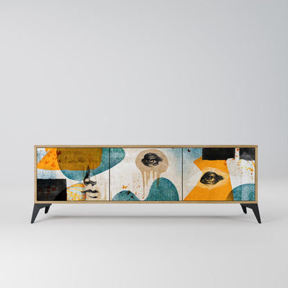 ABSTRACT FACES Mobile TV a 3 ante in effetto rovere
