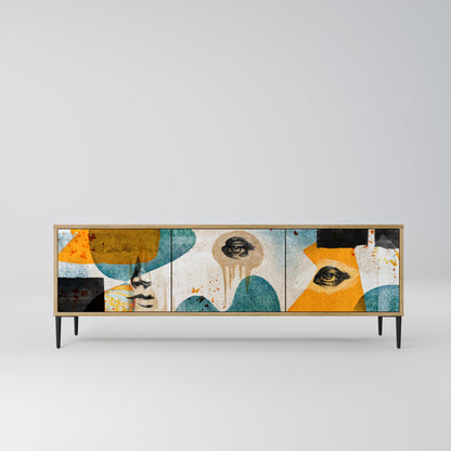 ABSTRACT FACES Mobile TV a 3 ante in effetto rovere