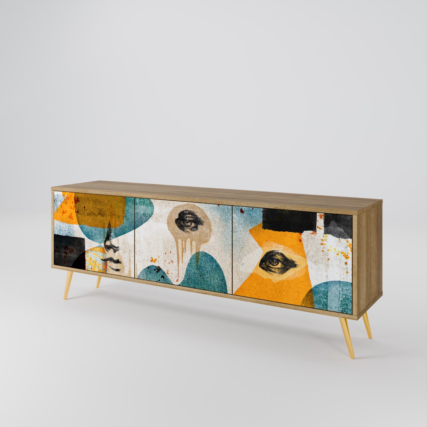 ABSTRACT FACES Mobile TV a 3 ante in effetto rovere