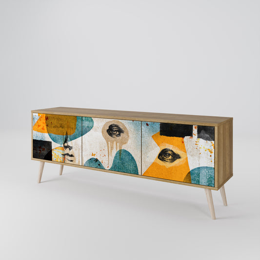 ABSTRACT FACES Mobile TV a 3 ante in effetto rovere