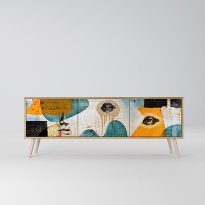 ABSTRACT FACES Mobile TV a 3 ante in effetto rovere