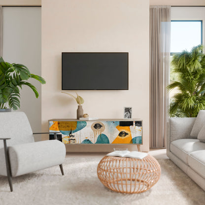 ABSTRACT FACES Mobile TV a 3 ante in effetto rovere