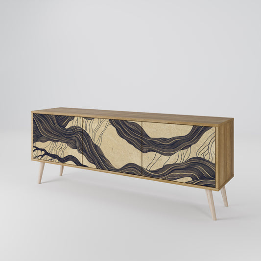 Mobile TV a 3 ante UNIFIED FRAGMENTS in effetto rovere