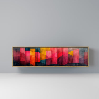 Mobile TV a 3 ante COLORFUL SOUNDS in effetto rovere