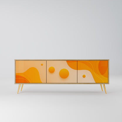 Mobile TV ORANGE ARRANGEMENT a 3 ante effetto rovere