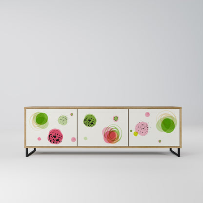 Mobile TV a 3 ante COLORFUL COSMOS in effetto rovere
