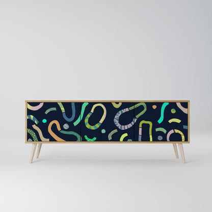 CONTRAST DANCE Mobile TV a 3 ante effetto rovere