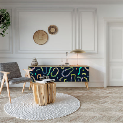 CONTRAST DANCE Mobile TV a 3 ante effetto rovere