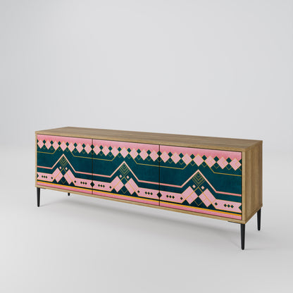 ROYAL COMPOSITION Mobile TV 3 ante effetto rovere