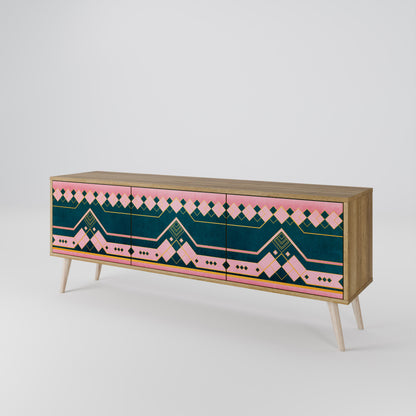 ROYAL COMPOSITION Mobile TV 3 ante effetto rovere