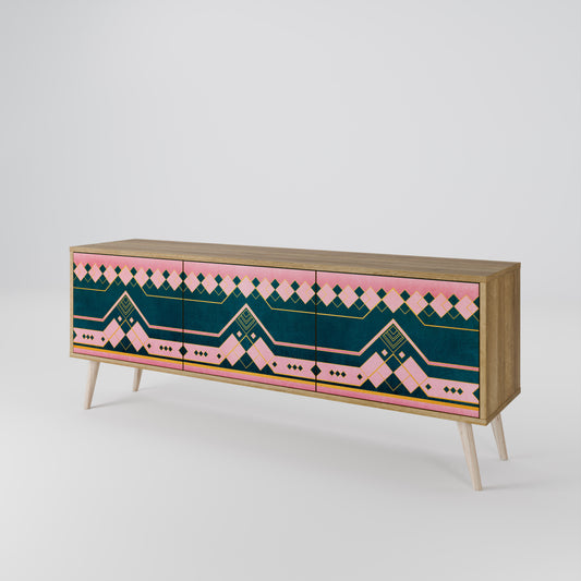 ROYAL COMPOSITION Mobile TV 3 ante effetto rovere