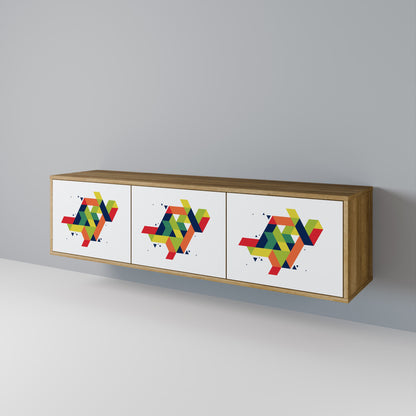 Mobile TV FUTURE SIGN a 3 ante in effetto rovere