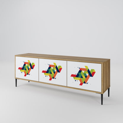 Mobile TV FUTURE SIGN a 3 ante in effetto rovere