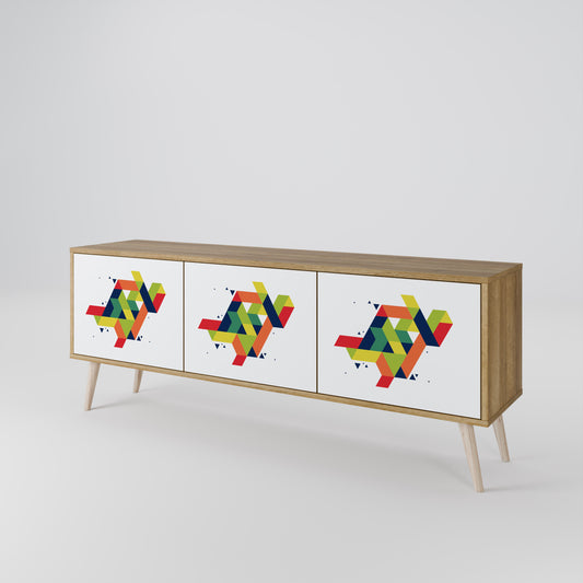 Mobile TV FUTURE SIGN a 3 ante in effetto rovere