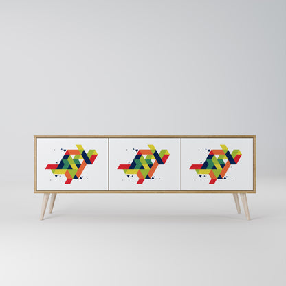 Mobile TV FUTURE SIGN a 3 ante in effetto rovere