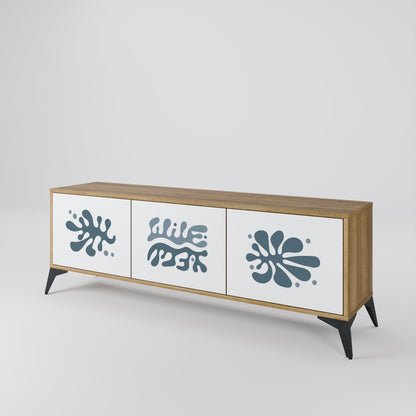 Mobile TV WONDERLAND VEGETATION a 3 ante in effetto rovere